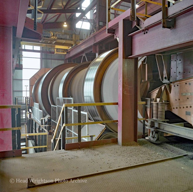 Views around No 3 sinter plant at British Steel Corporation's Ravenscraig Works, Motherwell