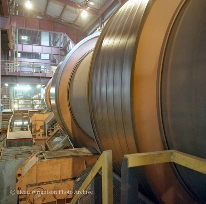 Views around No 3 sinter plant at British Steel Corporation's Ravenscraig Works, Motherwell