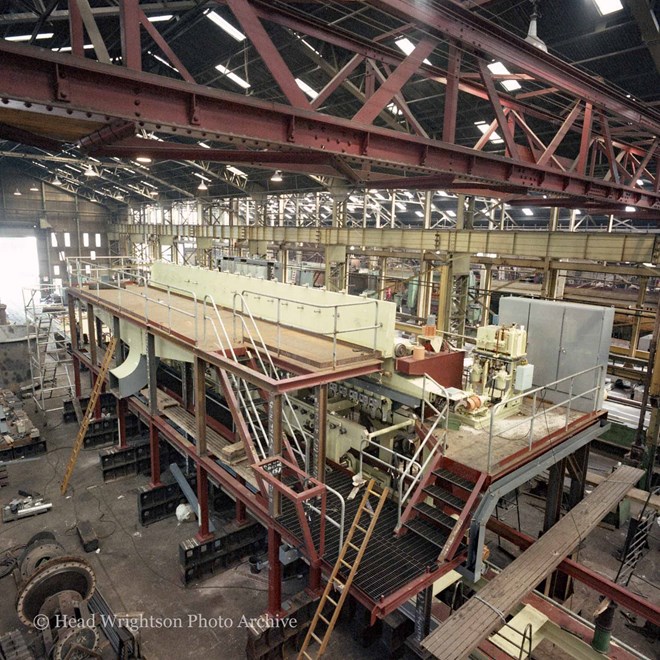 Construction of two large Verson Stamping Press in workshops