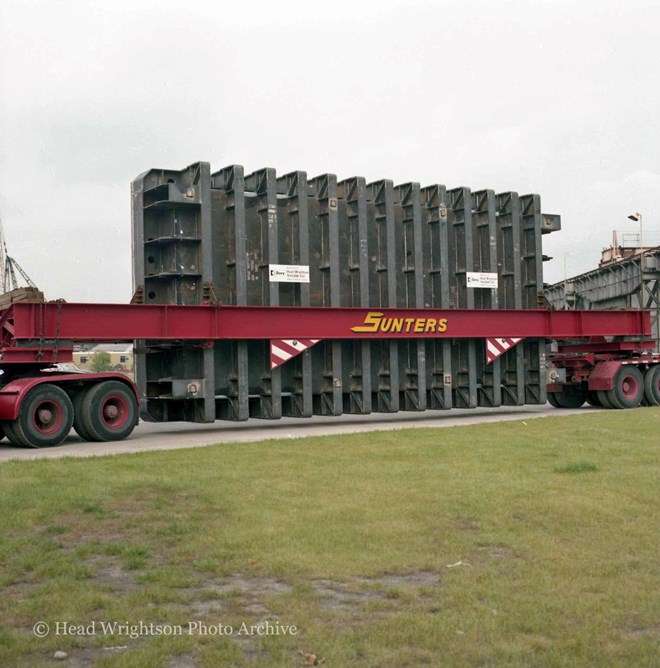 Large load ready to leave factory