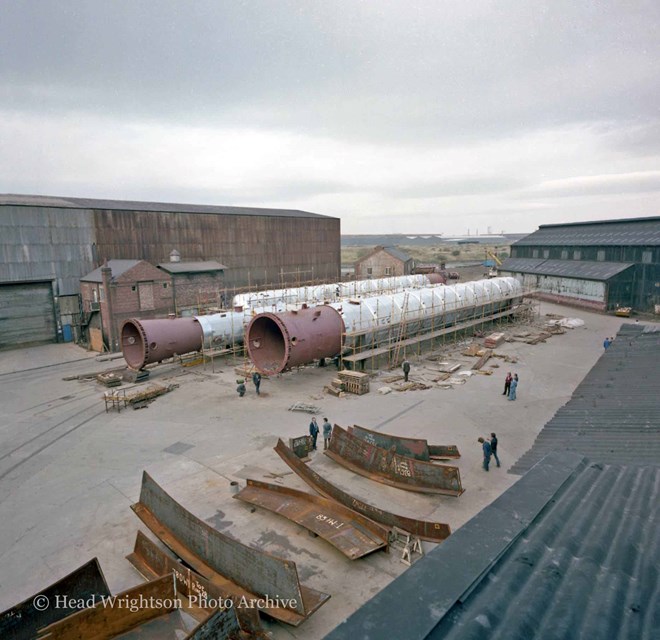 Preparing ethanol columns in the factory yard ready for dispatch