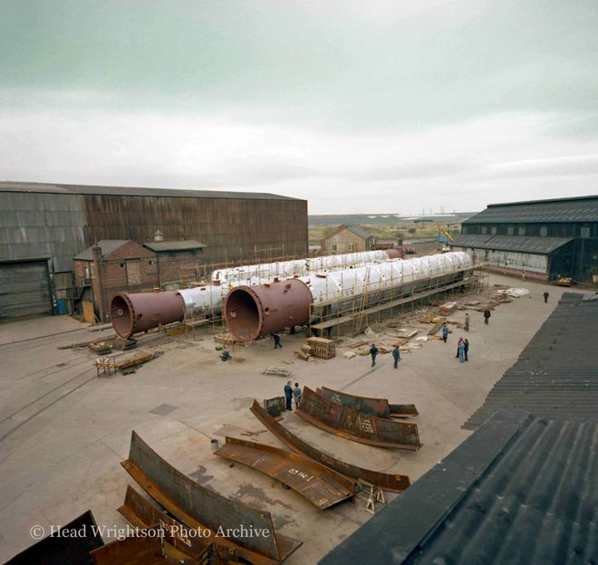 Preparing ethanol columns in the factory yard ready for dispatch