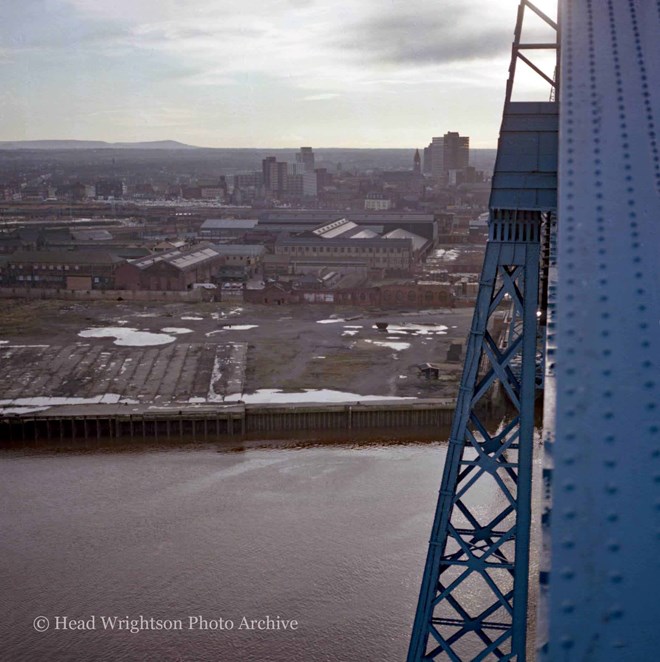 Views of Middlesbrough from Transporter Bridge