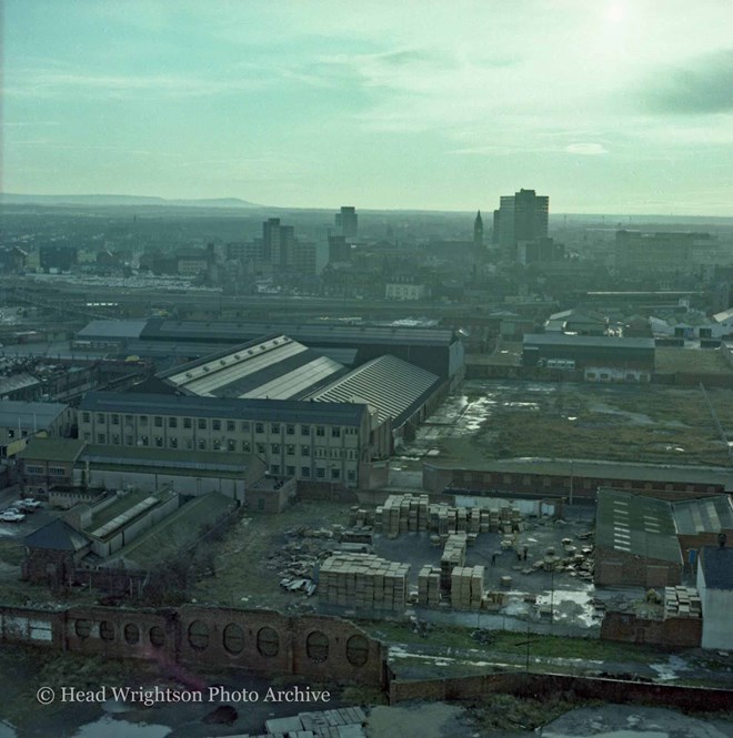 Views of Middlesbrough from Transporter Bridge