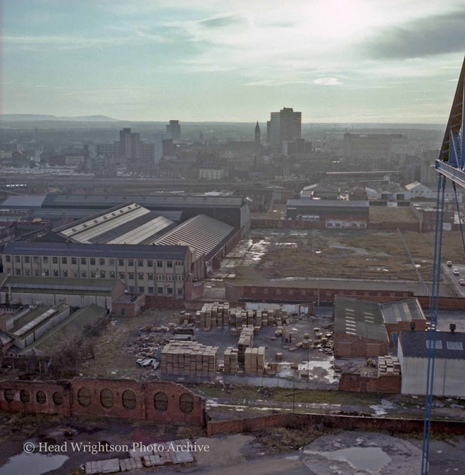 Views of Middlesbrough from Transporter Bridge