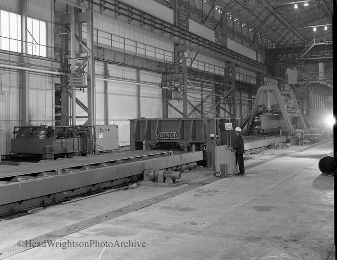 Verson Press Line at South Durham Works Greatham