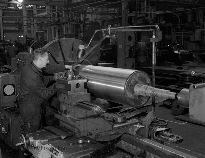 (Roller) Machining of Roll Prior to Rubber Coating