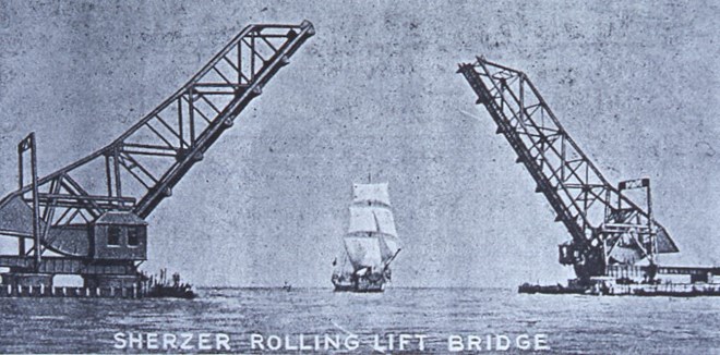 Sherzer rolling lift bridge by HW
