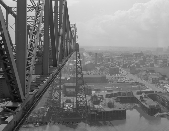 View of The River Tees from Transporter Bridge