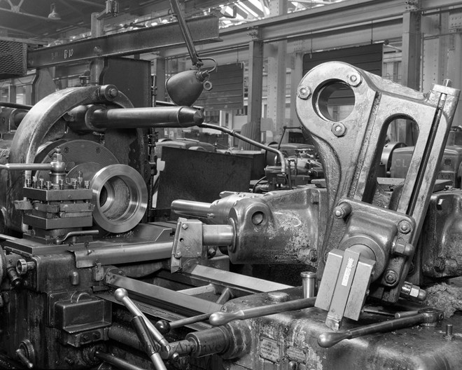 Various machine tool set up in light machine shop