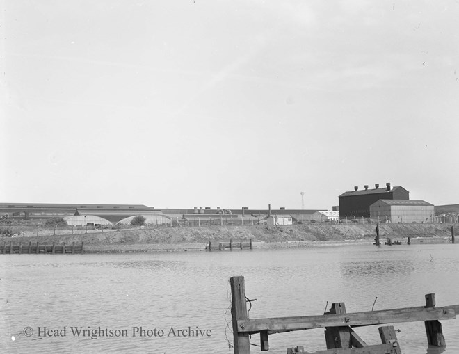 River bank (Head Wrightson) from Stockton side