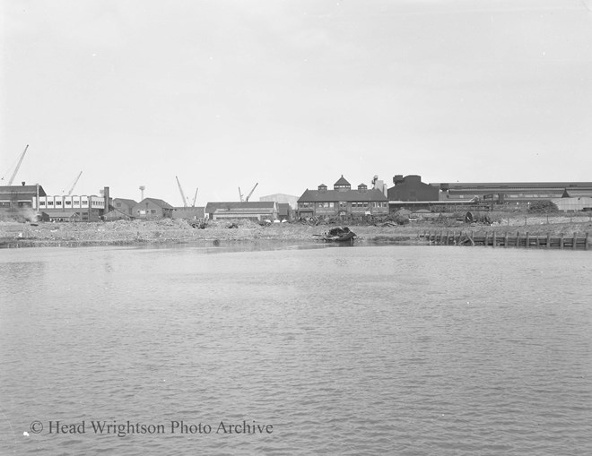 River bank (Head Wrightson) from Stockton side