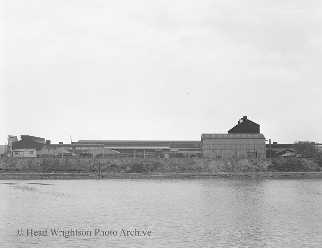 River bank (Head Wrightson) from Stockton side