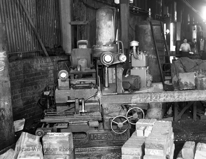 Billet sawing machines at stampings