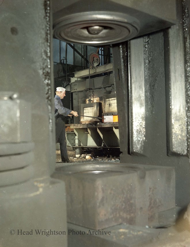 Colour shots of Push Furnace ( made by R&D ) at Stampings