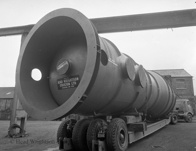 large load leaving h.w. stockton l eden