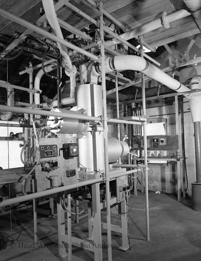 Roaster in Drying Lab