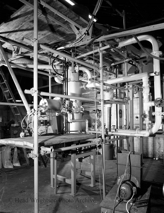 Roaster in Drying lab