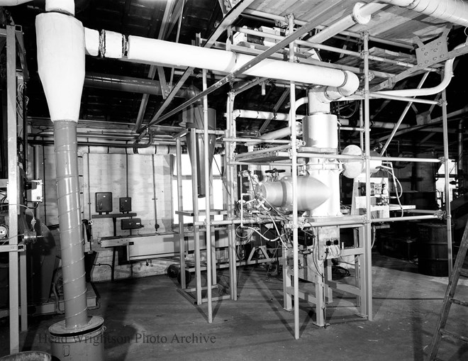 Roaster in Drying lab