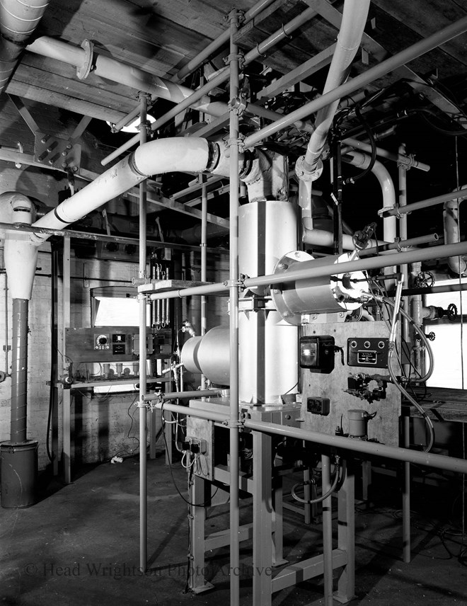 Roaster in Drying lab