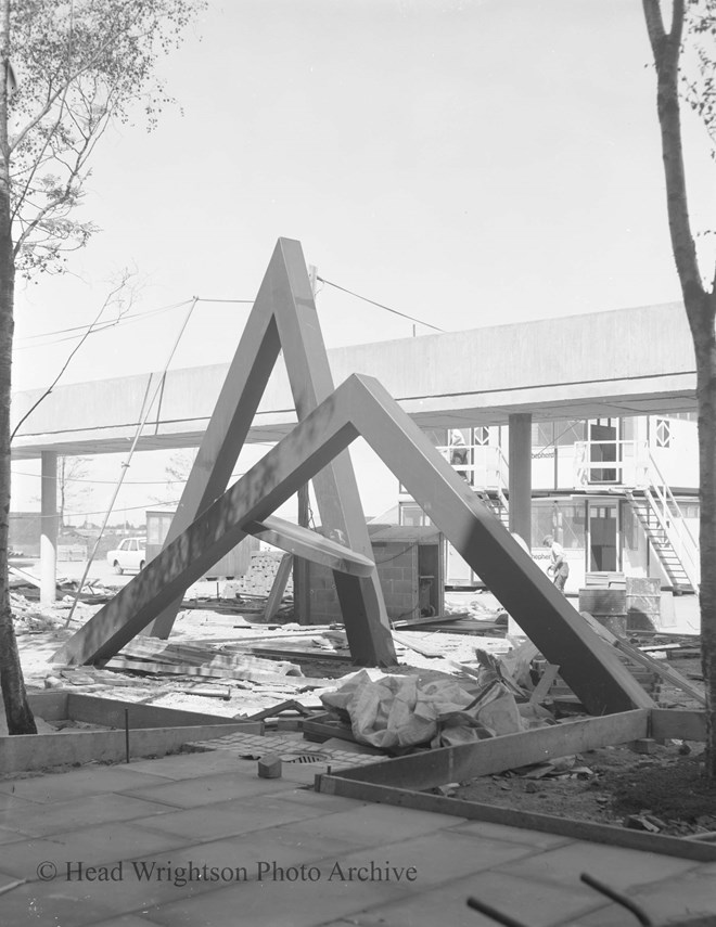 'Always Advancing' sculpture by Brian Wall