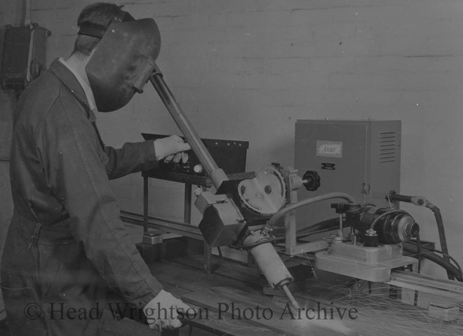 Copies of welding photographs from Stevenage (P. Hall)