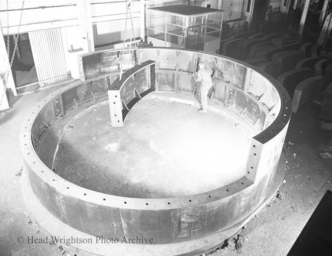 Setting up of Ring Tunnel Segments