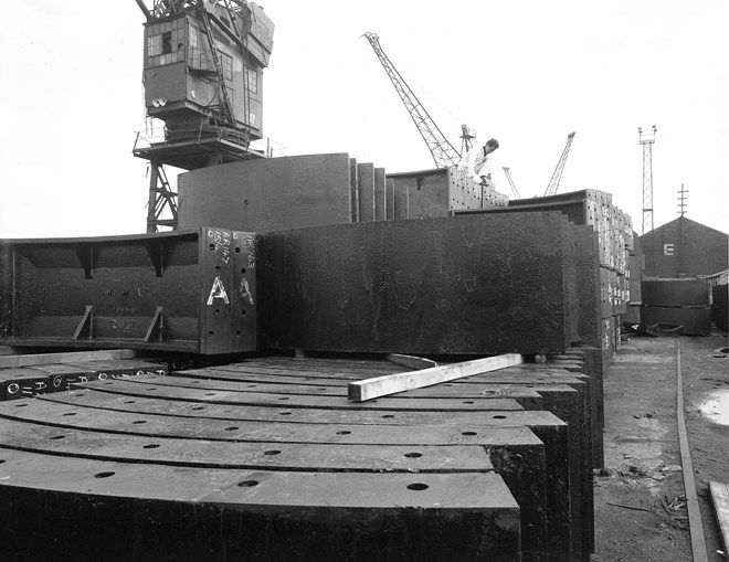 Tunnel Segments at Dents Wharf, M'Boro