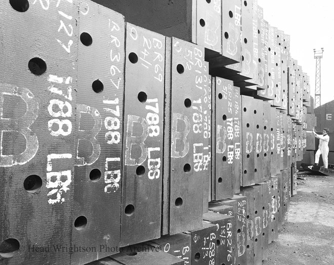 Tunnel Segments at Dents Wharf, M'Boro