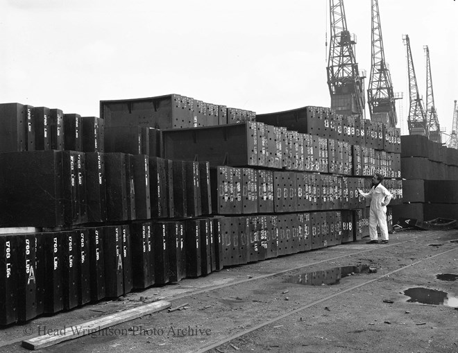 Tunnel Segments at Dents Wharf, M'Boro