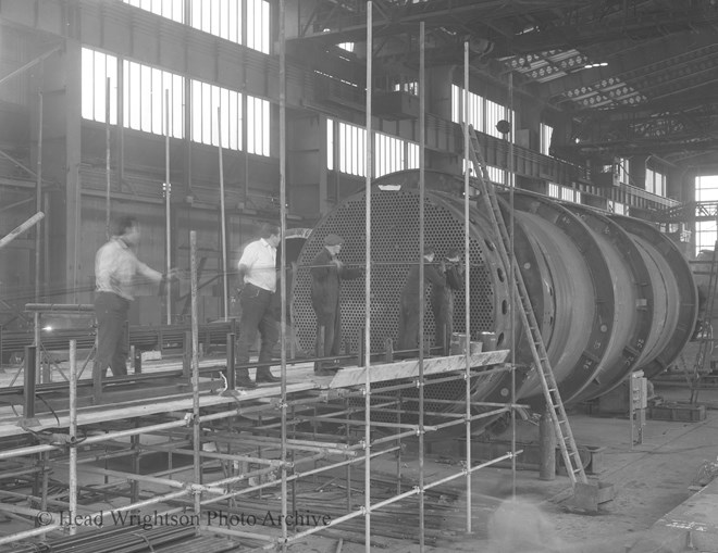 Tubing of I.C.I. reactor, progress