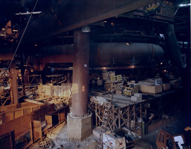 Copy of colour prints four post blast furnace