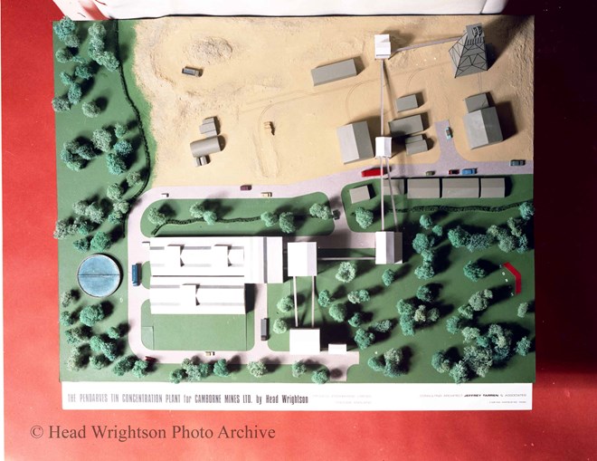 Pindarvis Tin Corperation Plant for Camborne Mines (model)