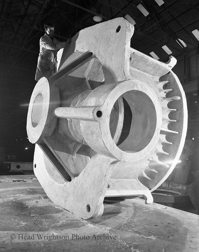 Morgans Hammer? Main frame casting Dressing Yard Foundry