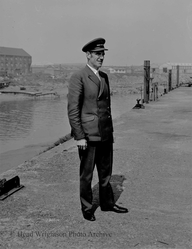 Half front of chauffeurs uniform