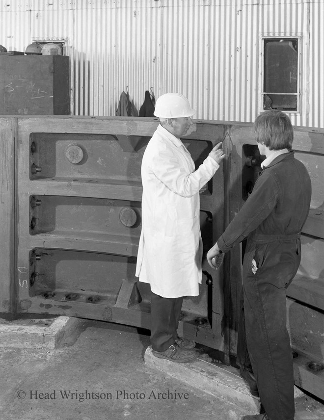 Large Cast Iron Ring for Potash Mine at Boltby Whitby 