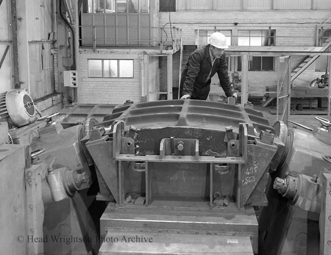 Datum Cutters Machining Segments At Iron Foundries