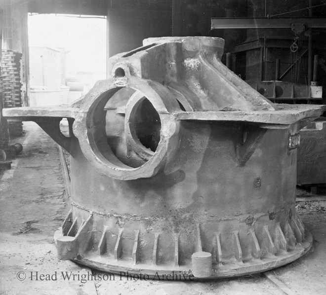 Copies of steel castings