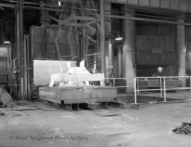 steel foundry stockton photograph to show quenching facilities