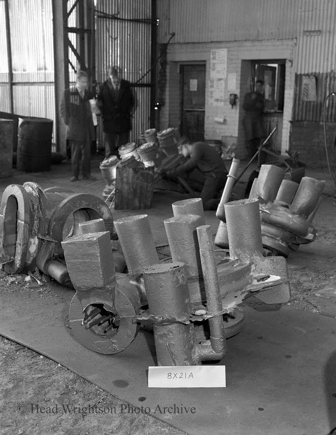 Photographs of Various Castings in Steel Foundry-Thornaby