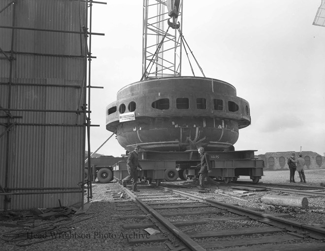 General shots of B.O.S. vessel at Middlesbrough site