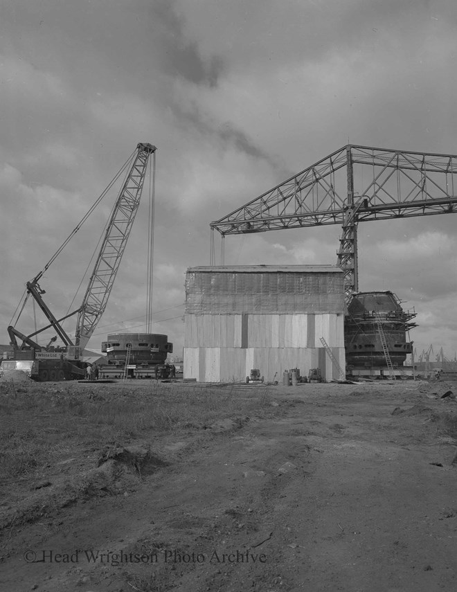 General shots of B.O.S. vessel at Middlesbrough site