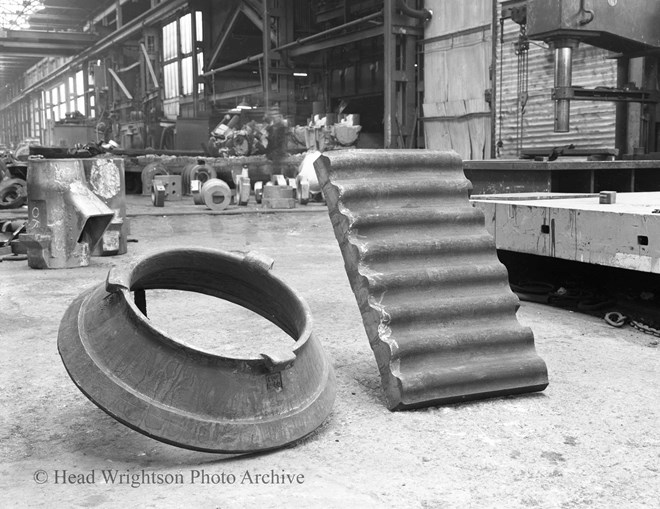 photographs of castings at stockton steel