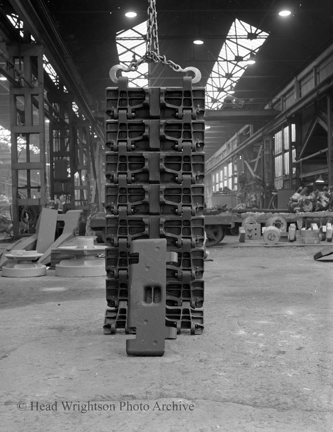 photographs of castings at stockton steel