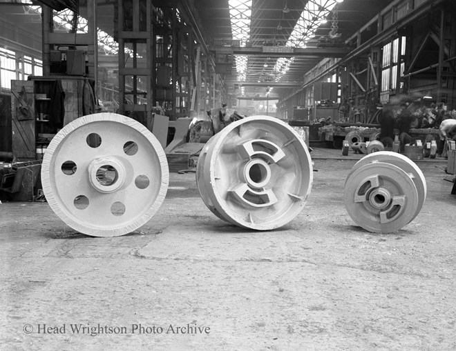 photographs of castings at stockton steel