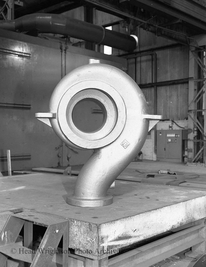 Photographs of Various Castings in Steel Foundry 