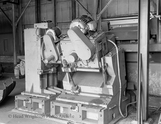 Machine facilities at Eaglescliffe iron foundry