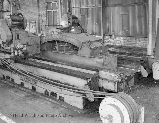 Machine facilities at Eaglescliffe iron foundry