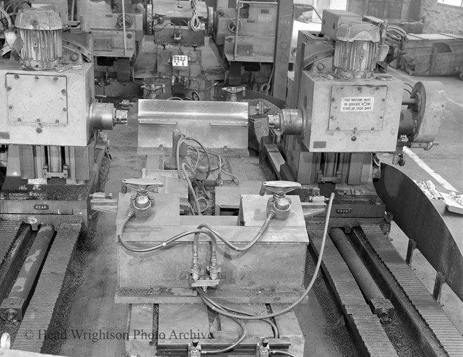 Machine facilities at Eaglescliffe iron foundry