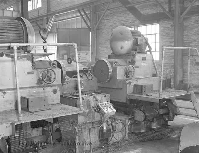 Machine facilities at Eaglescliffe iron foundry